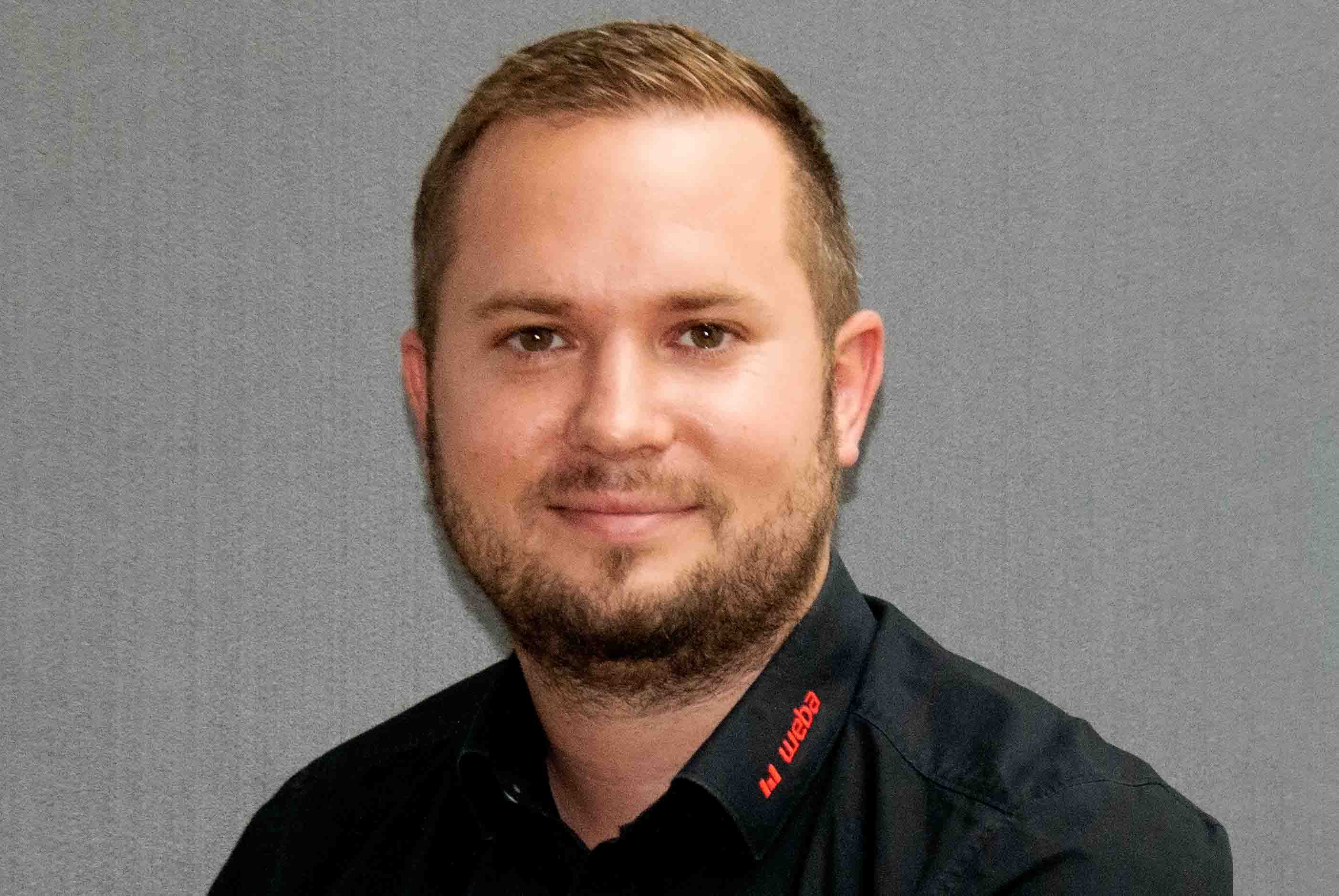 Portrait of Jürgen Weiß, Head of Technical Sales at weba Werkzeugbau.